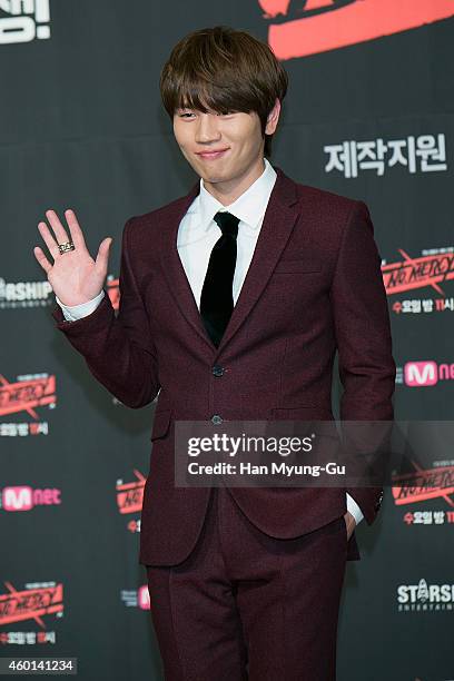 Singer K. Will attends the Mnet "No. Mercy" press conference on December 8, 2014 in Seoul, South Korea. The program will open on December 10, in...