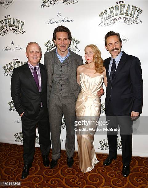 Director Scott Ellis, Bradley Cooper, Patricia Clarkson and Alessandro Nivola attend the Broadway Opening Night Performance After Party for 'The...
