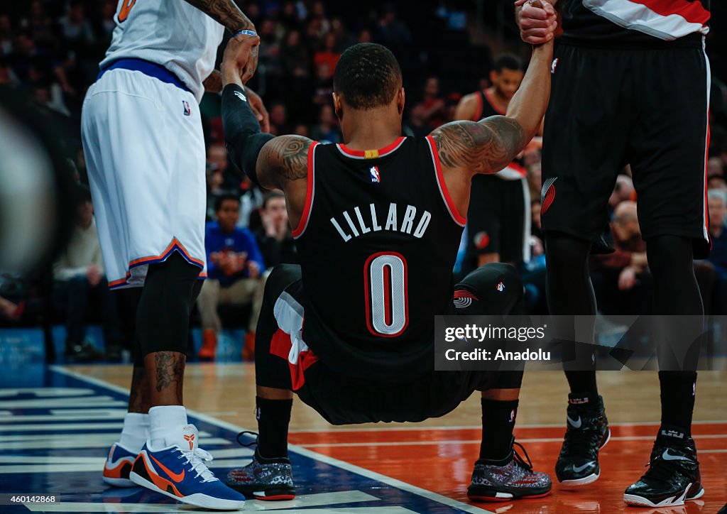 New York Knicks v Portland Trail Blazers