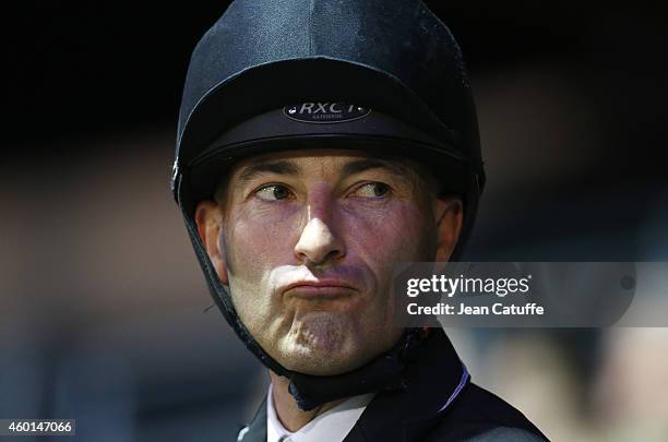 Nicolas Canteloup of France competes during day 3 of the Gucci Paris Masters 2014 at Parc des Expositions on December 6, 2014 in Villepinte, France.