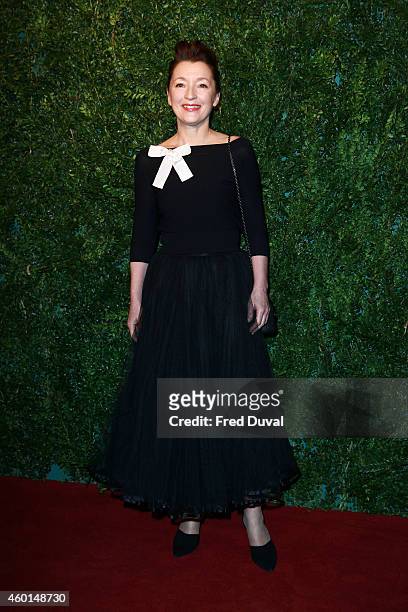 Lesley Manville attends the 60th London Evening Standard Theatre Awards at London Palladium on November 30, 2014 in London, England.