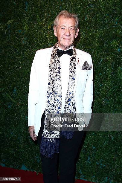 Ian McKellen attends the 60th London Evening Standard Theatre Awards at London Palladium on November 30, 2014 in London, England.