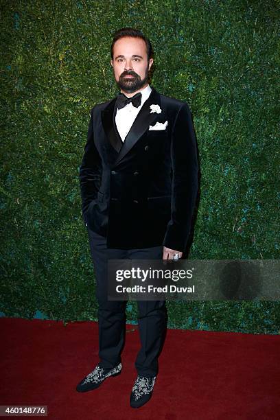 Evgeny Lebedev attends the 60th London Evening Standard Theatre Awards at London Palladium on November 30, 2014 in London, England.