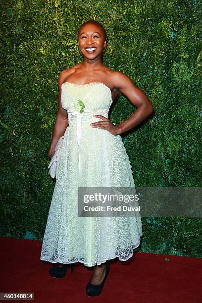 Cynthia Erivo attends the 60th London Evening Standard Theatre Awards at London Palladium on November 30, 2014 in London, England.