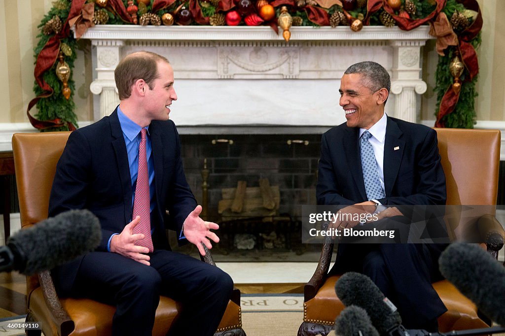 President Obama Hosts Prince William At The White House