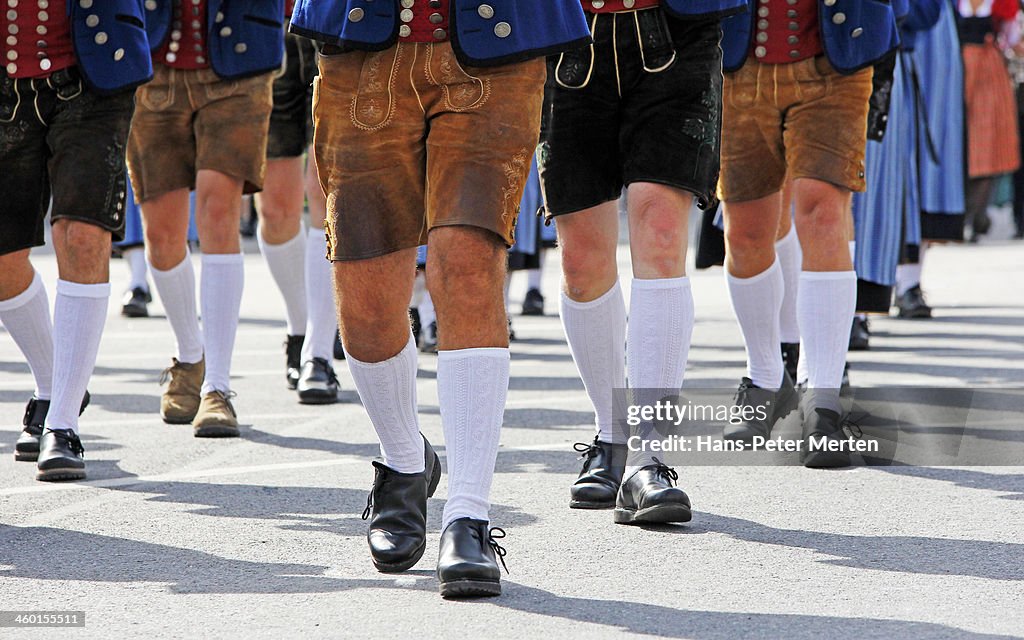 Traditional Parade at Beer Fest, Munich, Bavaria