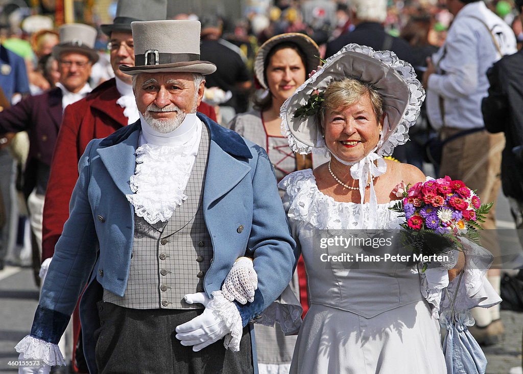 Traditional Parade at Oktoberfest, Munich, Bavaria