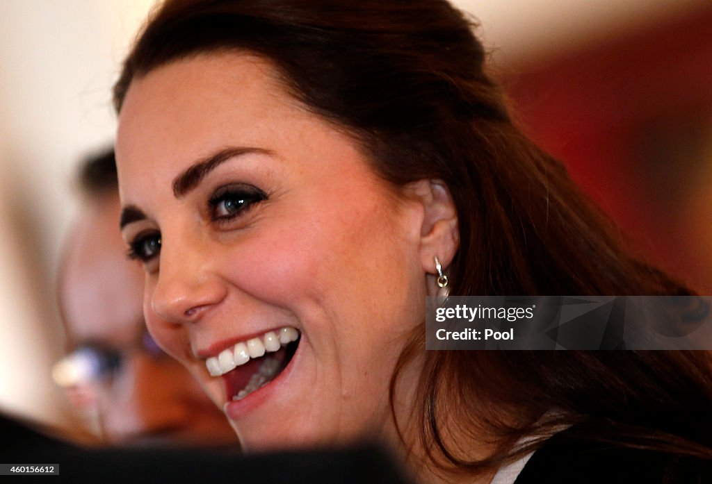 The Duchess Of Cambridge Attends Lunch At The British Consul General's Residence