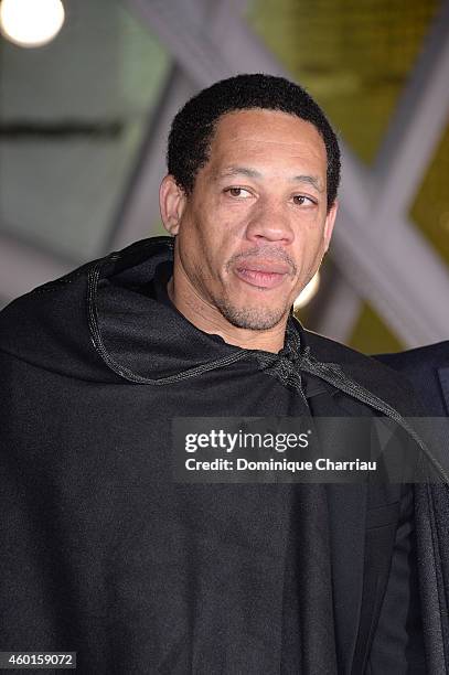 Didier Morville AKA JoeyStarr arrives on the red carpet for the movie 'Silent Heart' during the 14th Marrakech International Film Festival on...