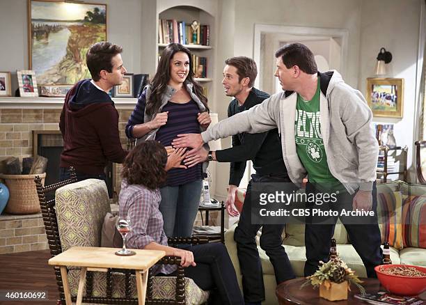 Gerard's Engagement Party" -- Pictured: Joey McIntyre as Gerald, Laurie Metcalf as Marjorie, Kelen Coleman as Jackie, Tyler Ritter as Ronny and Jimmy...
