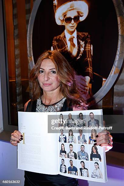 Sarah Guetta attends the Sarah Guetta Party in Paris for the first anniversary of the Hairdressing salon Sarah Guetta on December 8, 2014 in Paris,...