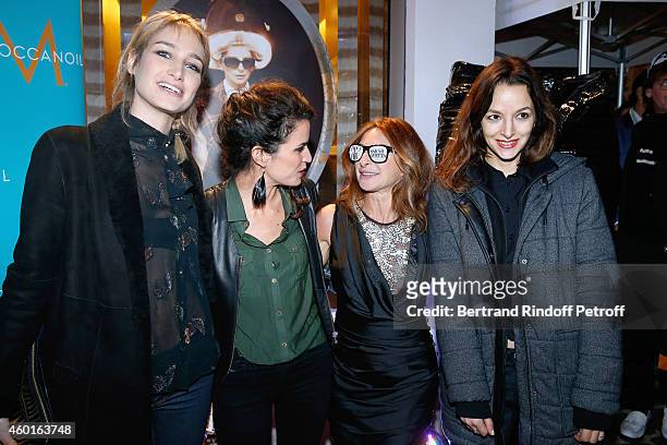 Actresses Pauline Lefevre, Barbara Cabrita, Sarah Guetta and Writer Eliette Abecassis attend the Sarah Guetta Party in Paris for the first...