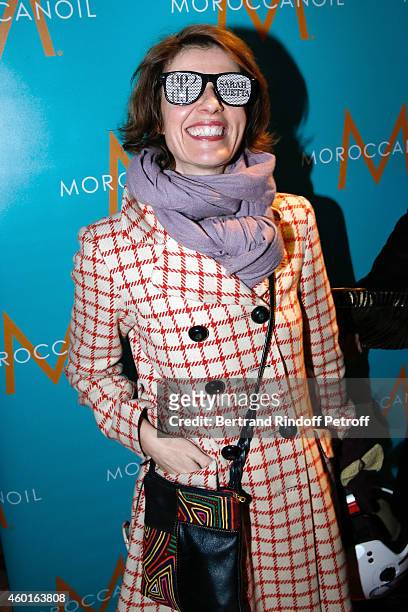 Actress Irene Jacob attends the Sarah Guetta Party in Paris for the first anniversary of the Hairdressing salon Sarah Guetta on December 8, 2014 in...
