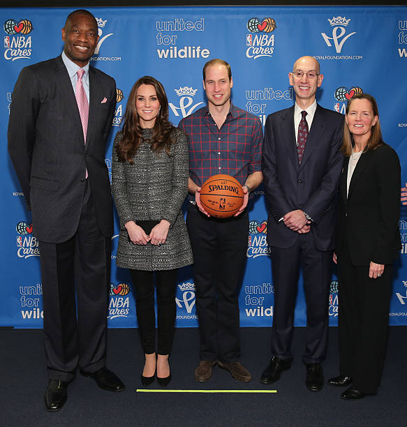 NY: The Duke And Duchess Of Cambridge Attend Cleveland Cavaliers v Brooklyn Nets