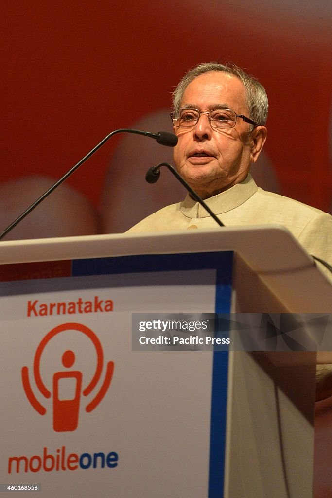 The President of India, Shri Pranab Mukherjee attends the...