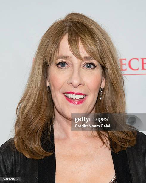 Actress Phyllis Logan attends the 'Downton Abbey' season five photo call at Millenium Hotel on December 8, 2014 in New York City.