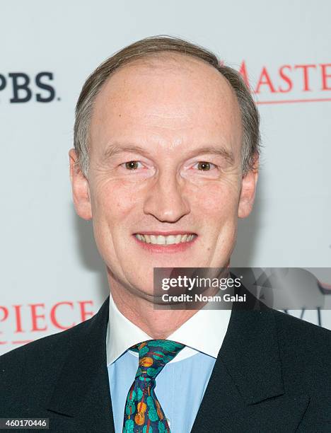 Historical consultant Alastair Bruce attends the 'Downton Abbey' season five photo call at Millenium Hotel on December 8, 2014 in New York City.
