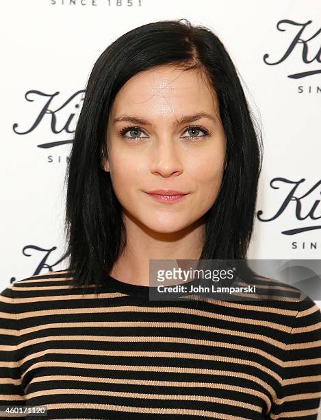 Leigh Lezark attends Kiehl's with Norman Rockwell and feeding America Charitable Holiday Partnership celebration at Kiehl's Since 1851 Skin Care on...