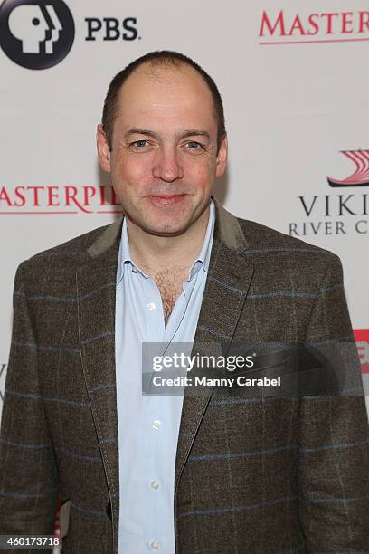 Executive Producer Gareth Neame attends Downton Abbey's Season Five Cast Photo Call at Millenium Hotel on December 8, 2014 in New York City.