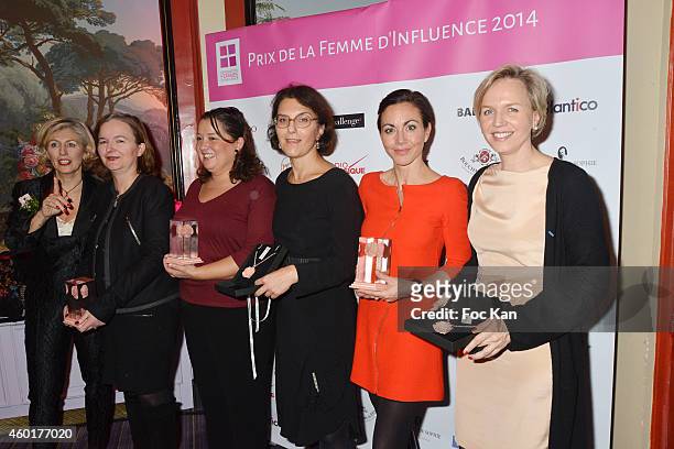 Patricia Chapelotte from 'Prix De La Femme D'Influence', Nathalie Loiseau, Zahia Ziouani's twin sister Fettouma Ziouani, Nathalie Balla, Catherine...