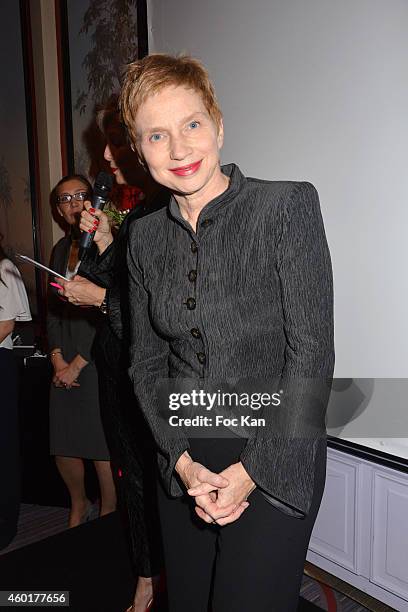 Laurence Parisot attends the 'Prix De La Femme D'Influence 2014' Ceremony at Hotel Du Louvre on December 8, 2014 in Paris, France.