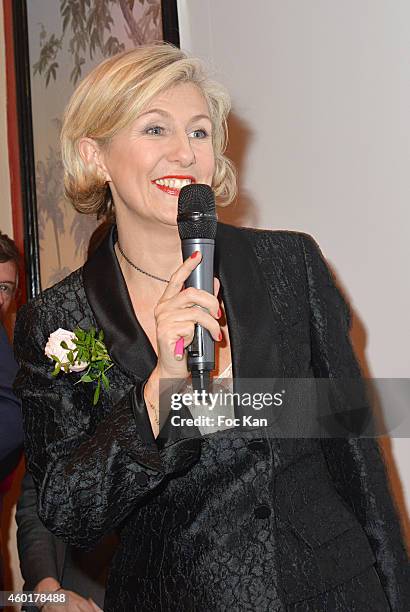 Patricia Chapelotte from 'Prix De La Femme D'Influence' attends the 'Prix De La Femme D'Influence 2014' Ceremony at Hotel Du Louvre on December 8,...