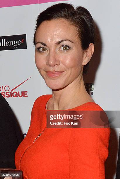 Prix De La Femme D'Influence 2014' awarded Catherine Barba attends the 'Prix De La Femme D'Influence 2014' Ceremony at Hotel Du Louvre on December 8,...