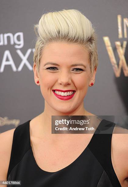 Singer Betty Who attends the "Into The Woods" world premiere at Ziegfeld Theater on December 8, 2014 in New York City.