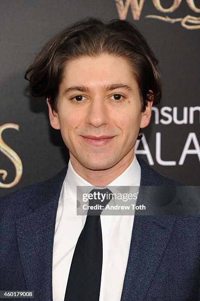 Actor Michael Zegen attends the "Into The Woods" world premiere at Ziegfeld Theater on December 8, 2014 in New York City.