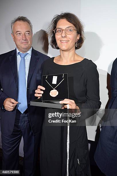 Prix De La Femme D'Influence' Nathalie Balla attends the 'Prix De La Femme D'Influence 2014' Ceremony at Hotel Du Louvre on December 8, 2014 in...