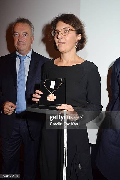 Prix De La Femme D'Influence' Nathalie Balla attends the 'Prix De La Femme D'Influence 2014' Ceremony at Hotel Du Louvre on December 8, 2014 in...