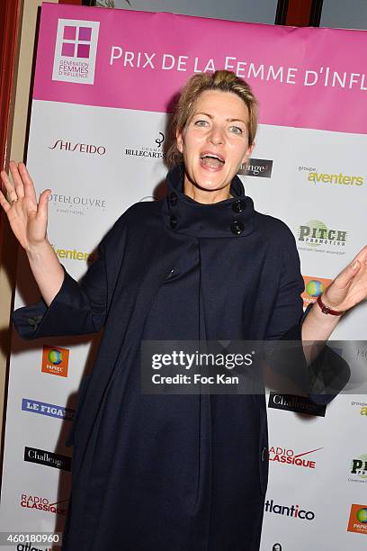 Jury member attends the 'Prix De La Femme D'Influence 2014' Ceremony at Hotel Du Louvre on December 8, 2014 in Paris, France.