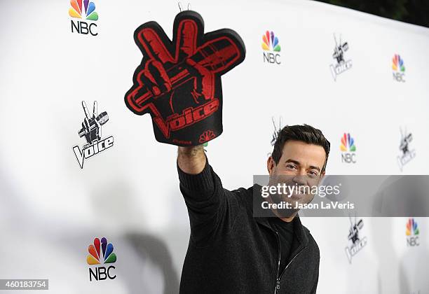 Carson Daly attends NBC's "The Voice" season 7 red carpet event at HYDE Sunset: Kitchen + Cocktails on December 8, 2014 in West Hollywood, California.