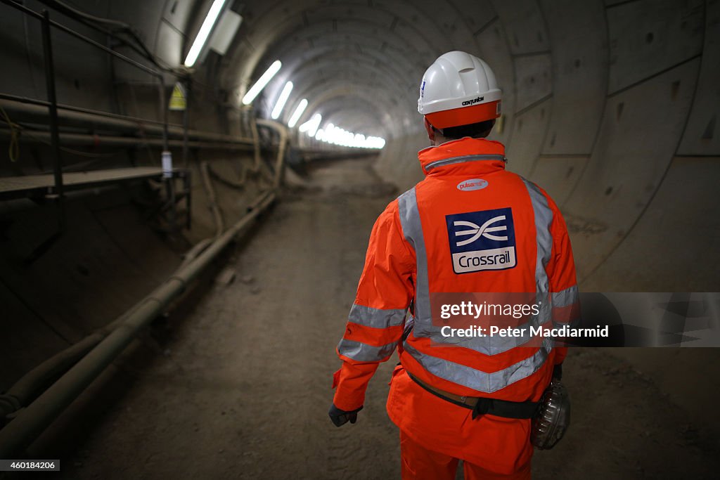 Work Continues On The Crossrail Railway Project