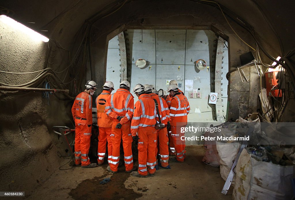 Work Continues On The Crossrail Railway Project