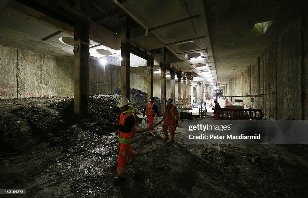 Work Continues On The Crossrail Railway Project