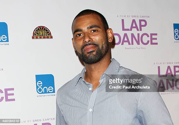 Actor Dylan Mooney attends the Los Angeles premiere of "Lap Dance" at ArcLight Cinemas on December 8, 2014 in Hollywood, California.