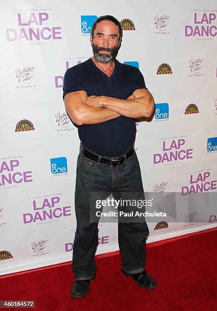 Actor Jasper Cole attends the Los Angeles premiere of "Lap Dance" at ArcLight Cinemas on December 8, 2014 in Hollywood, California.