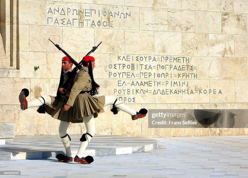 Changing of the guards,  Athens