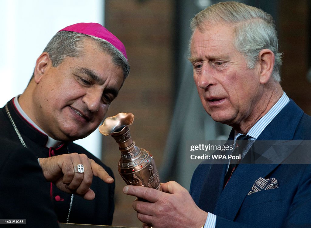 The Prince Of Wales Meets Members Of An Iraqi Chaldean Christian Community