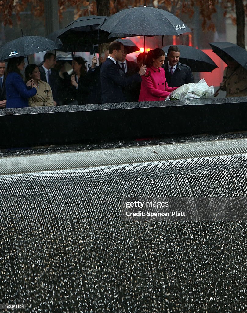 The Duke And Duchess Of Cambridge Visit The National September 11 Memorial Museum