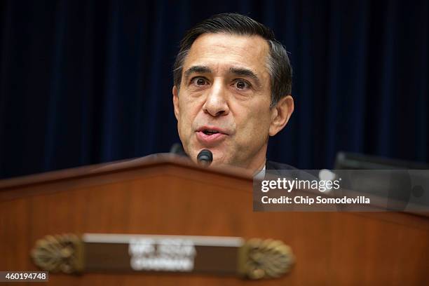 House Oversight and Government Reform Committee Chairman Darrell Issa questions Massachusetts Institute of Technology Economics professor Jonathan...