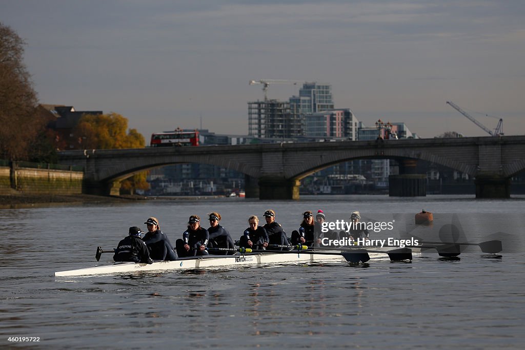 The 2015 BNY Mellon Boat Race - Trial Eights Day 1