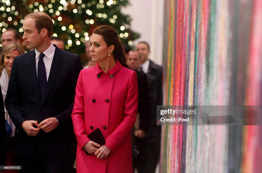 The Duke And Duchess Of Cambridge Visit The National September 11 Memorial Museum