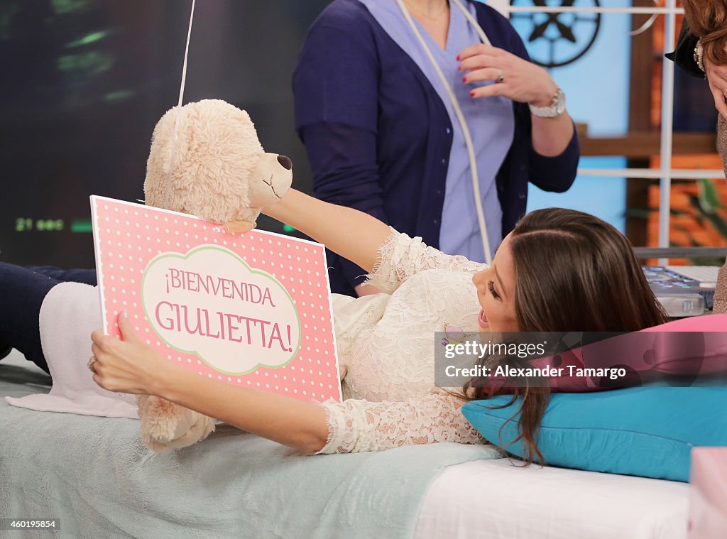 Celebrities On The Set Of Despierta America - December 9, 2014