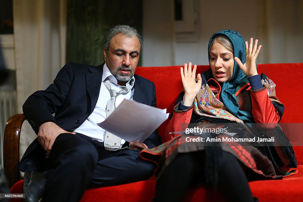 On Set Of "Sperm Whale" In Tehran