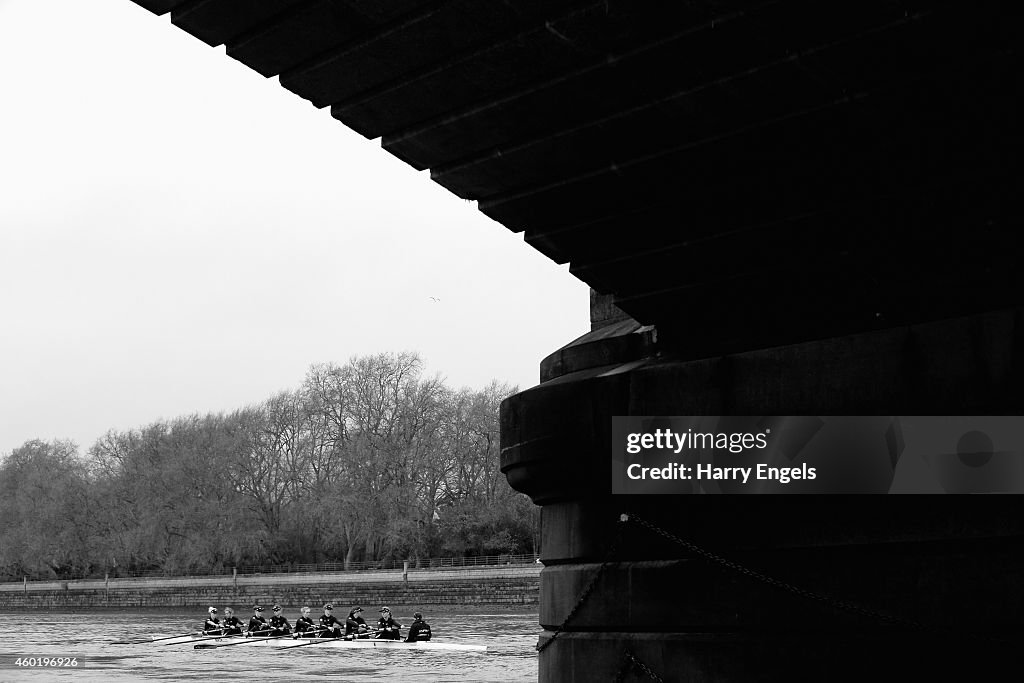 The 2015 BNY Mellon Boat Race - Trial Eights Day 1