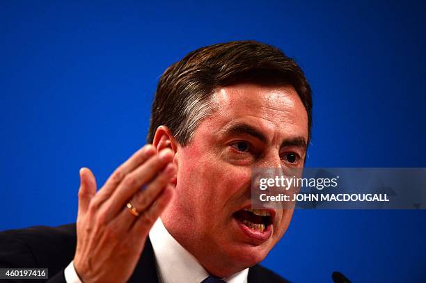 David McAllister, Primier of the state of Lower Saxony attends the Christian Democratic Union party congress in Cologne, western Germany, on December...