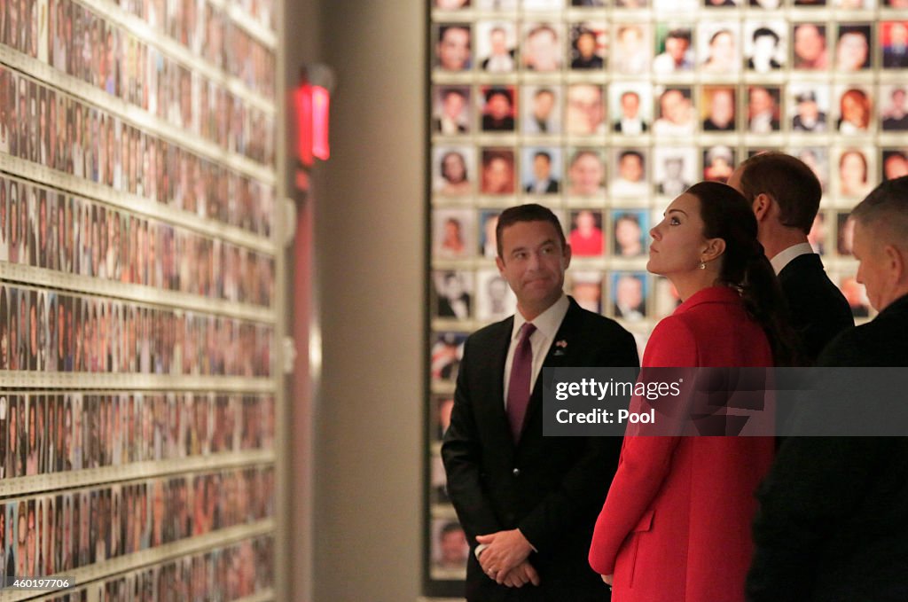The Duke And Duchess Of Cambridge Visit The National September 11 Memorial Museum