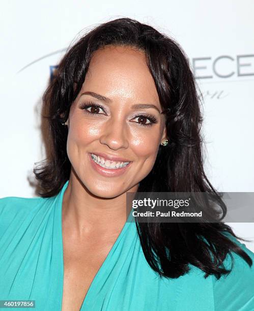 Actress/television personality Tameka Jacobs attends Power of Giving Holiday Event and Benefit for The Ryan Nece Foundation and Mattel Children's...